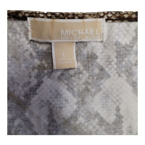 Michelle Kors wrap sleeveless snake print - Picture 9 of 14